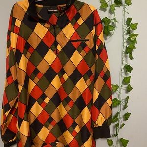 Diane Gilman silk top